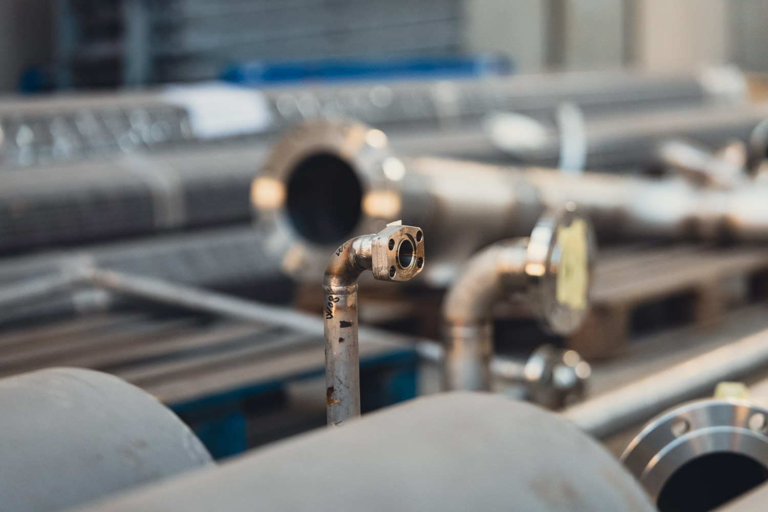 Tubazioni in acciaio inox prefabbricate