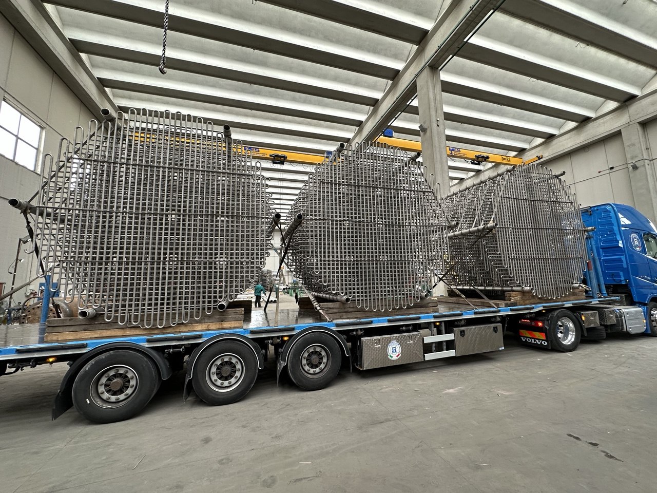 Bobine interne per reattore chimico